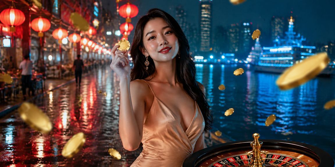 Người chơi trải nghiệm roulette và trò chơi casino tại khu chợ đêm TP.HCM